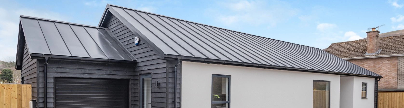Bungalow with EasySeam Metal Standing seam roof