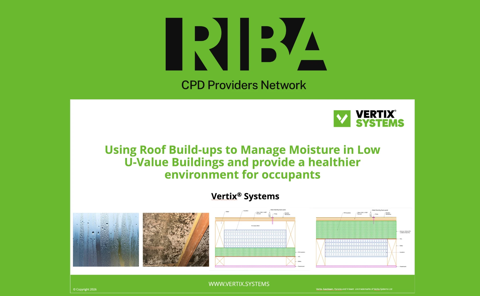 Vertix Systems Joins the RIBA CPD Providers Network with Approved Moisture Management CPD Thumbnail