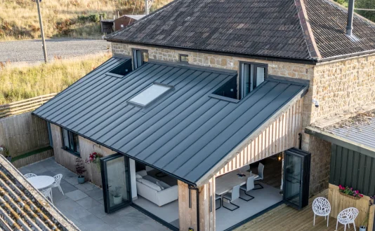 Vertix EasySeam Roof System Devon extension