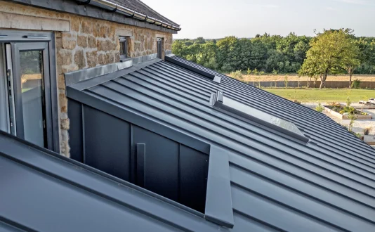 Vertix EasySeam Roof System Devon extension