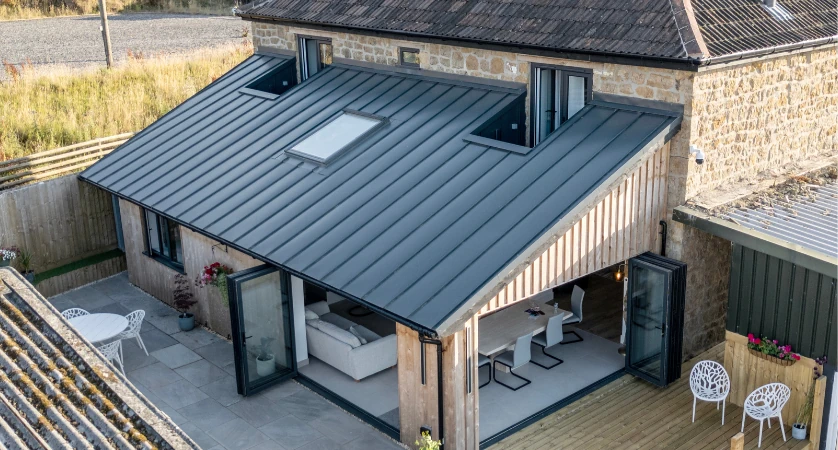 Vertix EasySeam Roof System Somerset extension