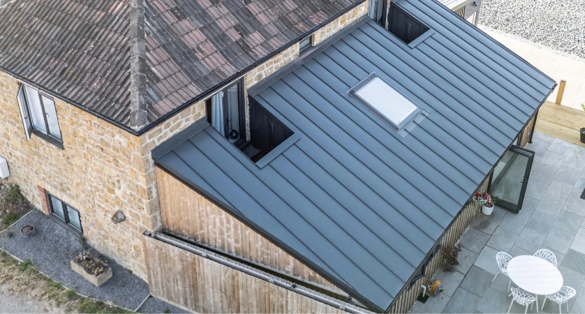 Vertix EasySeam Roof System Somerset extension