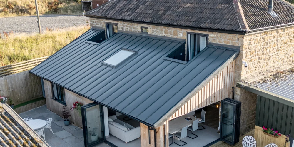 Vertix EasySeam Roof System Somerset extension